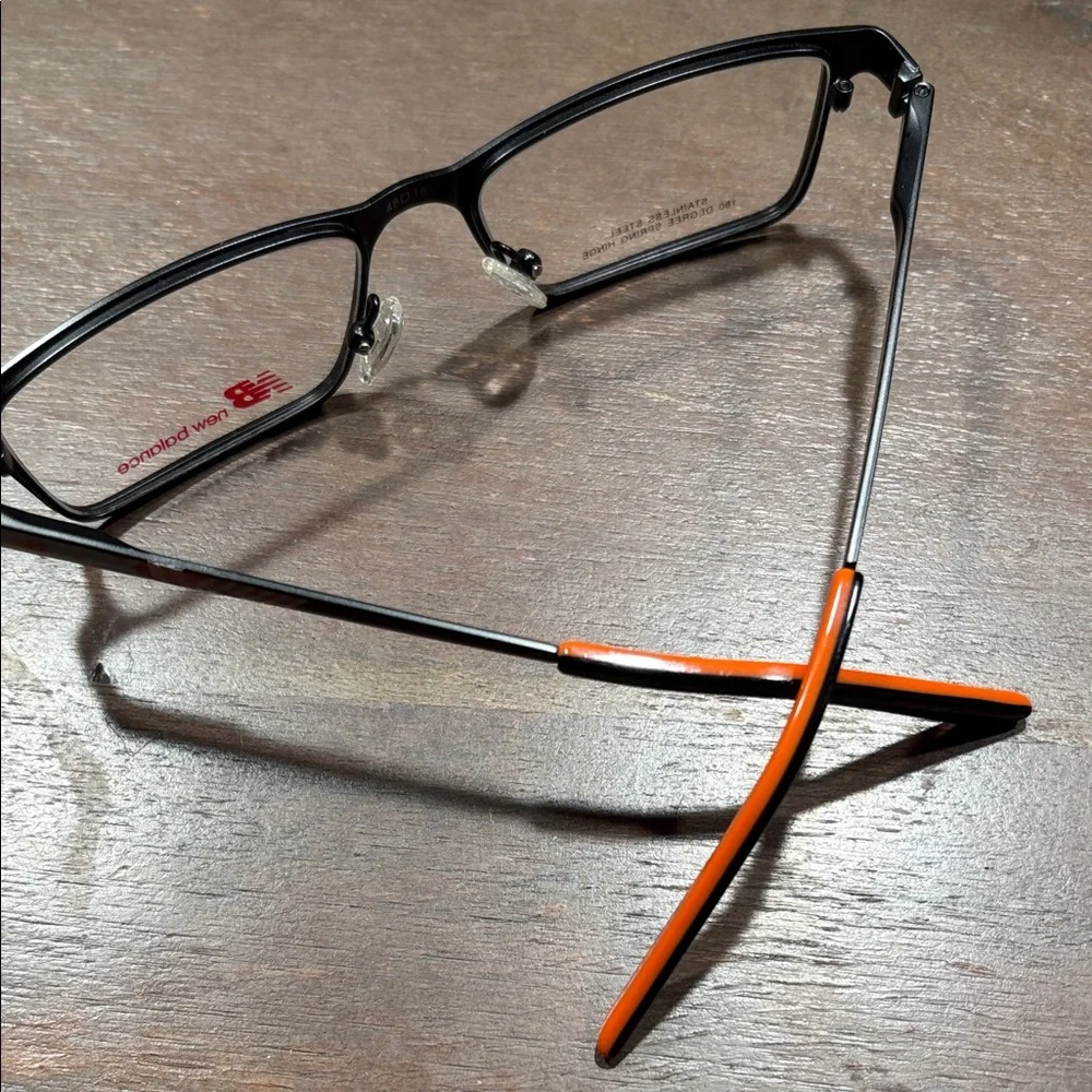 New Balance Black and Orange Eyewear